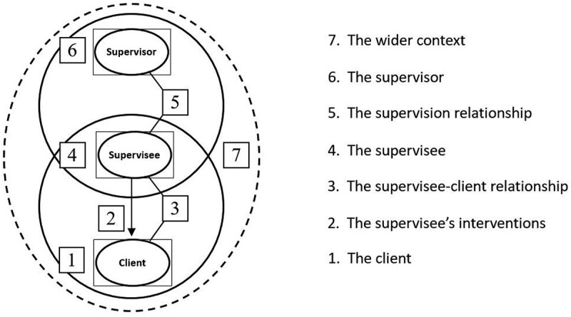 Seven-Eyed model of supervision (Hawkins & McMahon)